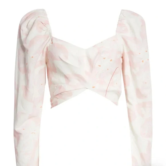 Something Navy Crop Top - Picture 2 of 7